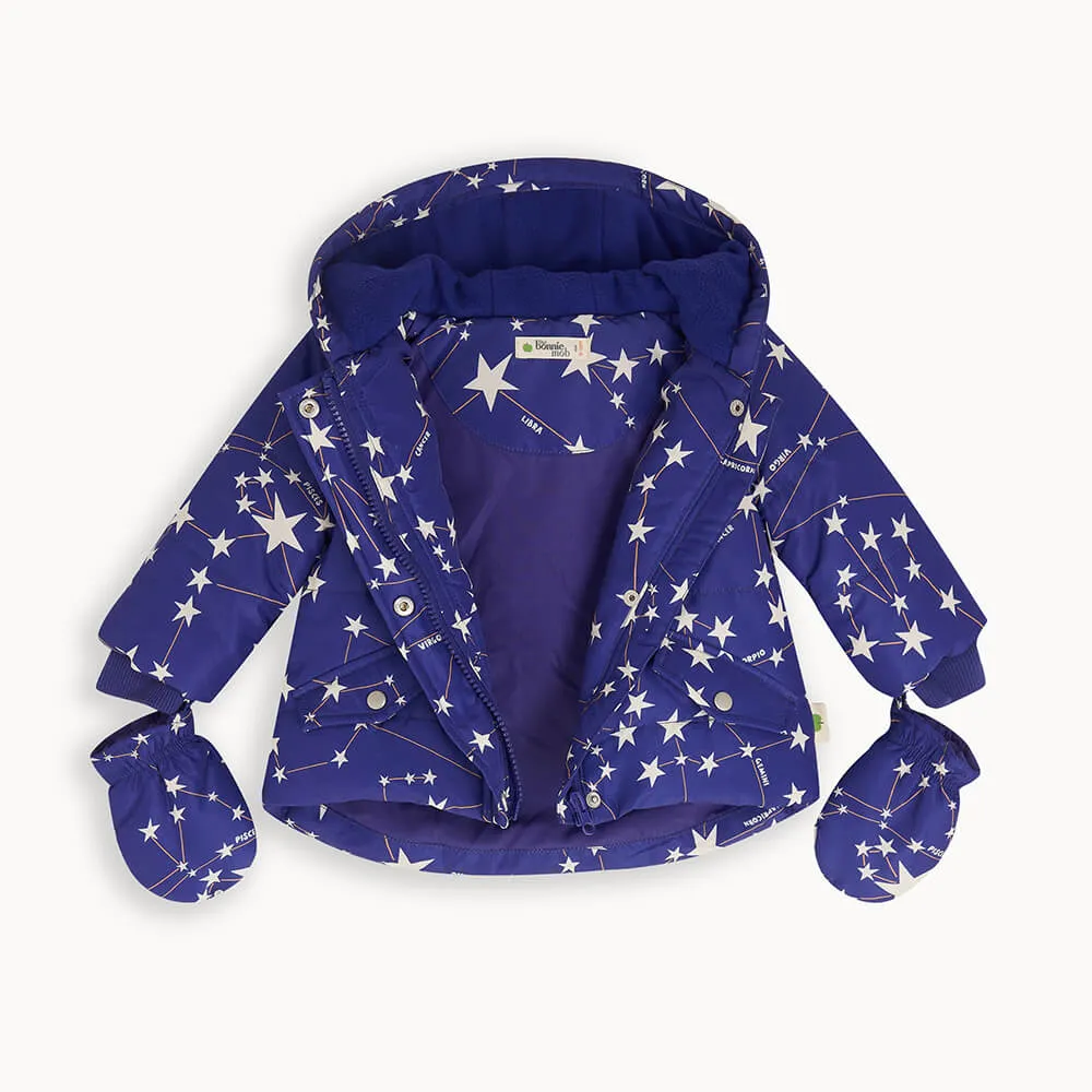 Brora - Navy Constellation Winter baby & Kids Jacket