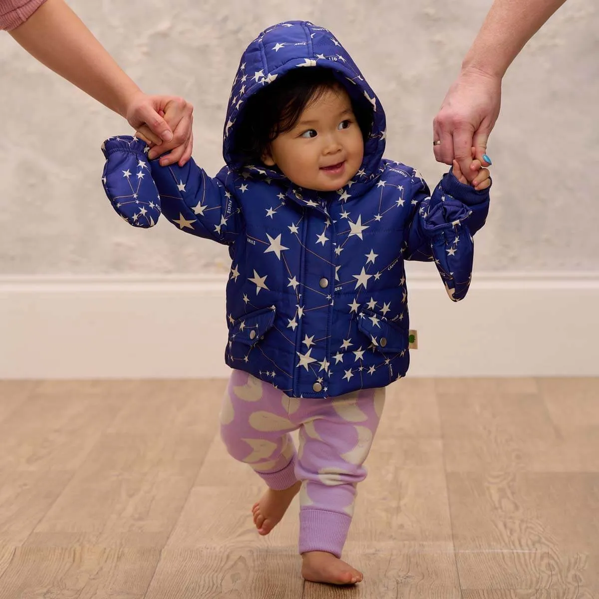 Brora - Navy Constellation Winter baby & Kids Jacket