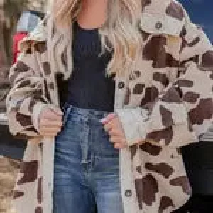 Brown Cow Shacket