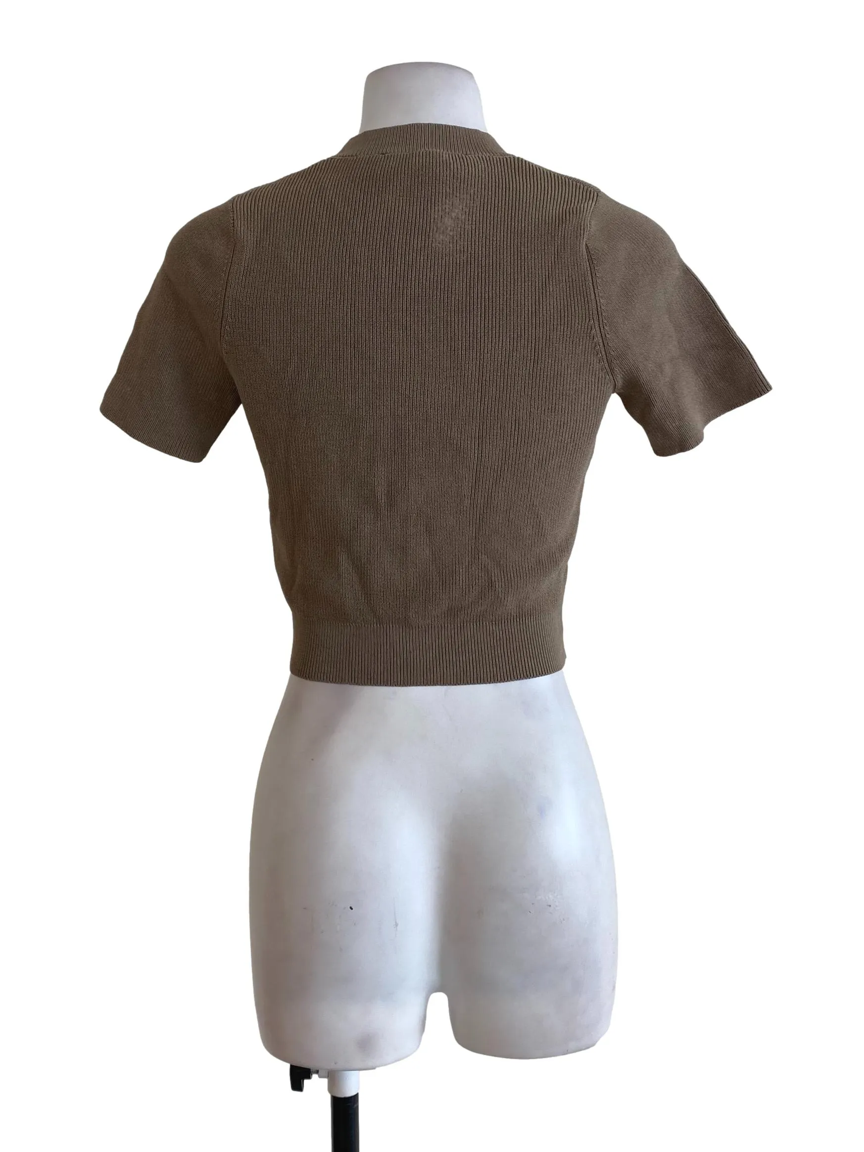 Brown Knitted Top LB