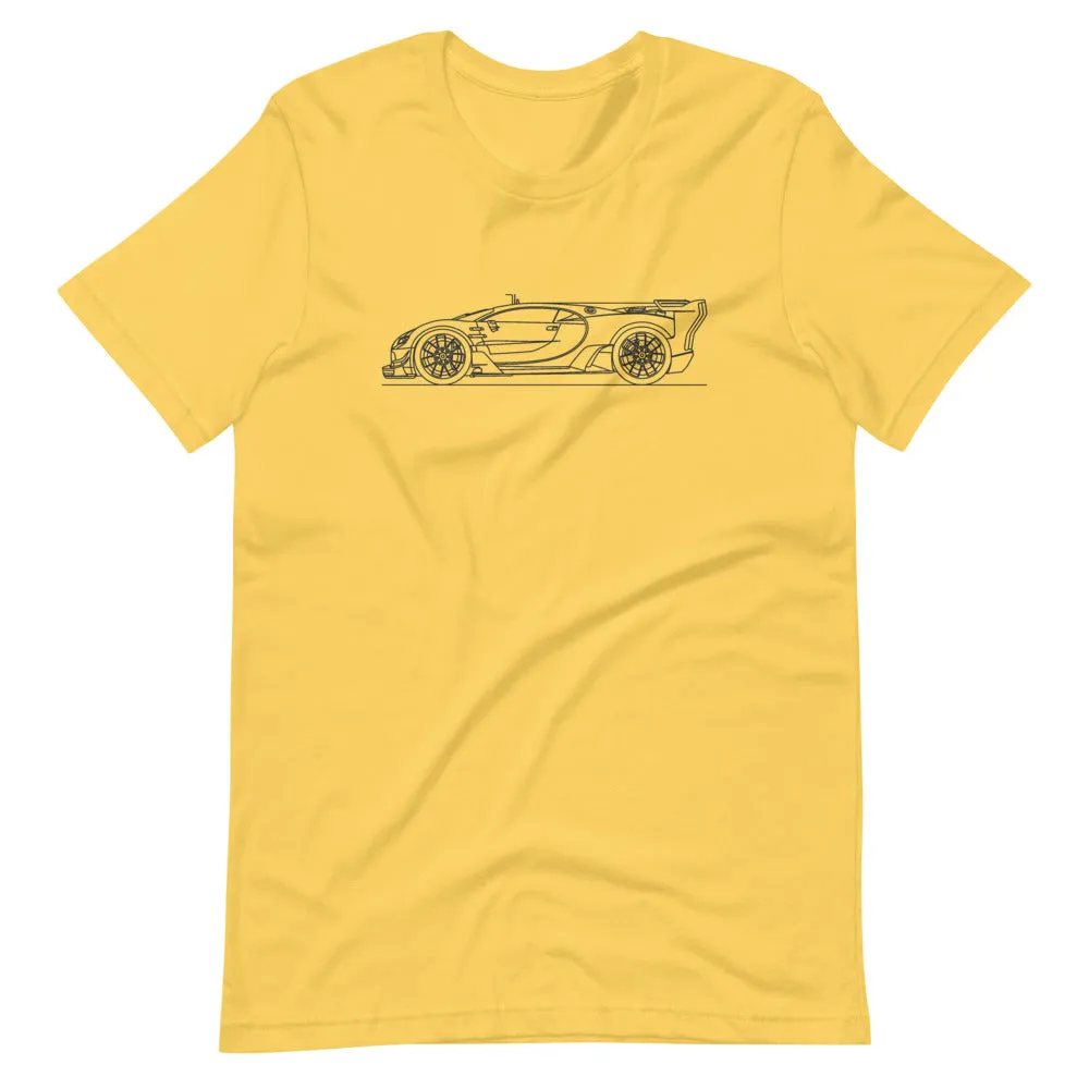 Bugatti Chiron Vision GT silhouette T-shirt