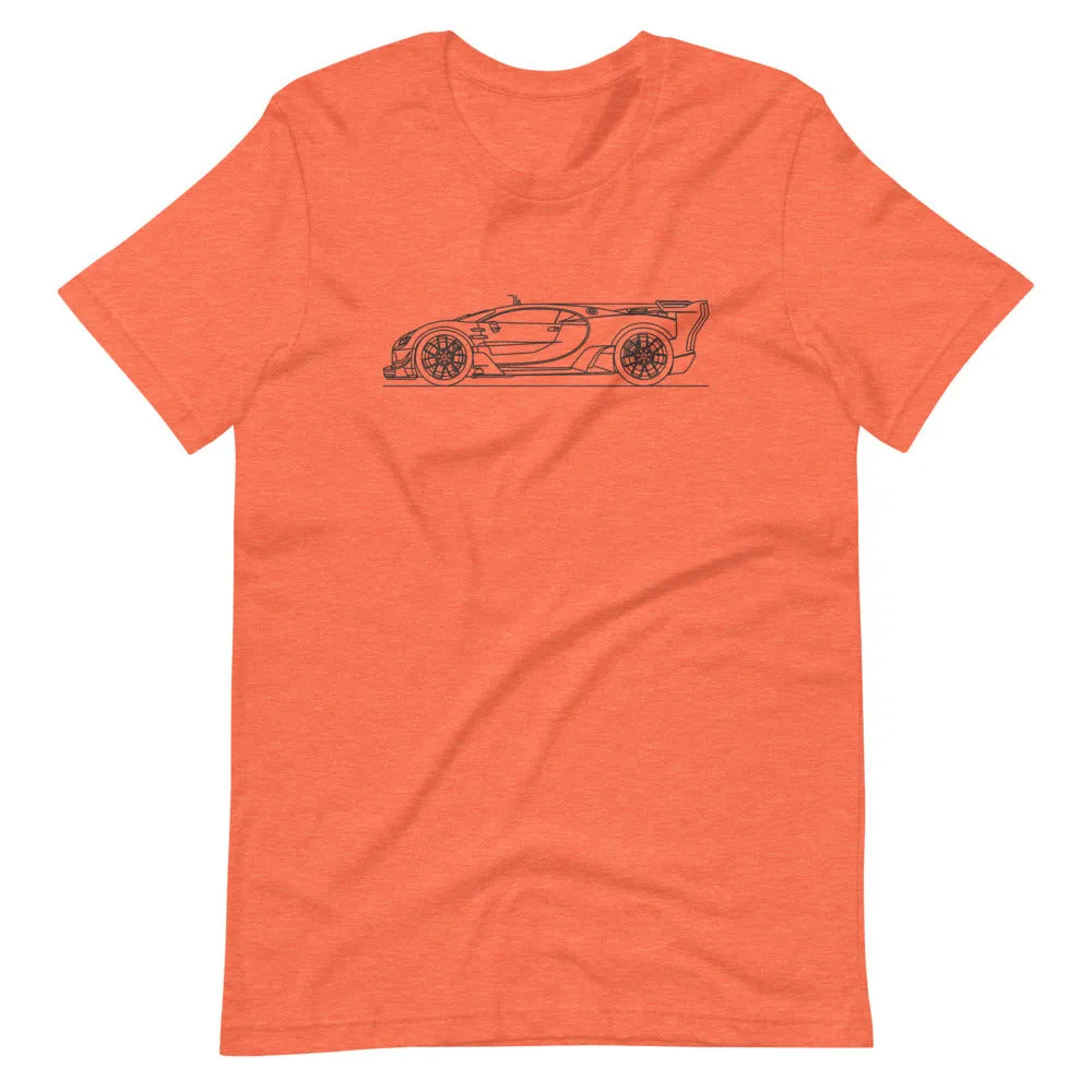Bugatti Chiron Vision GT silhouette T-shirt