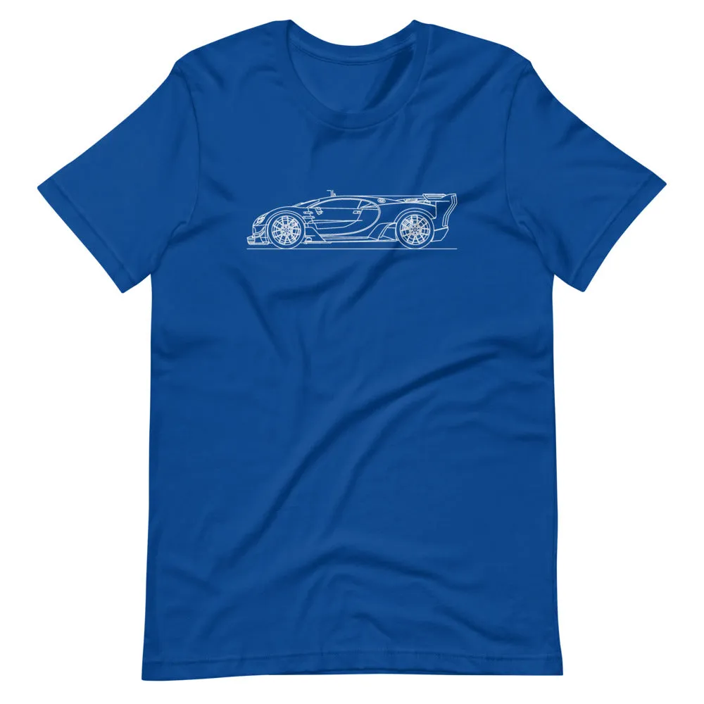Bugatti Chiron Vision GT silhouette T-shirt