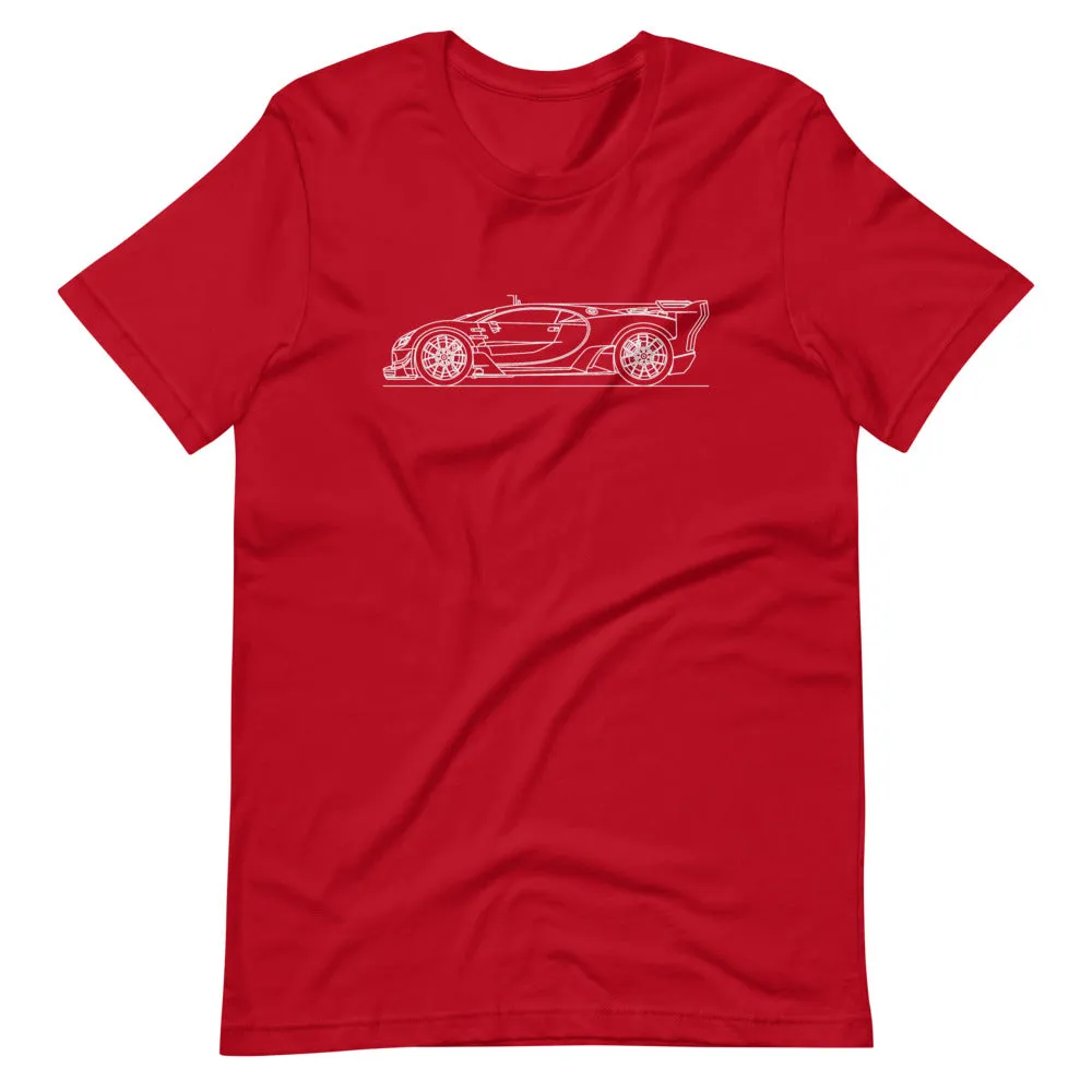 Bugatti Chiron Vision GT silhouette T-shirt