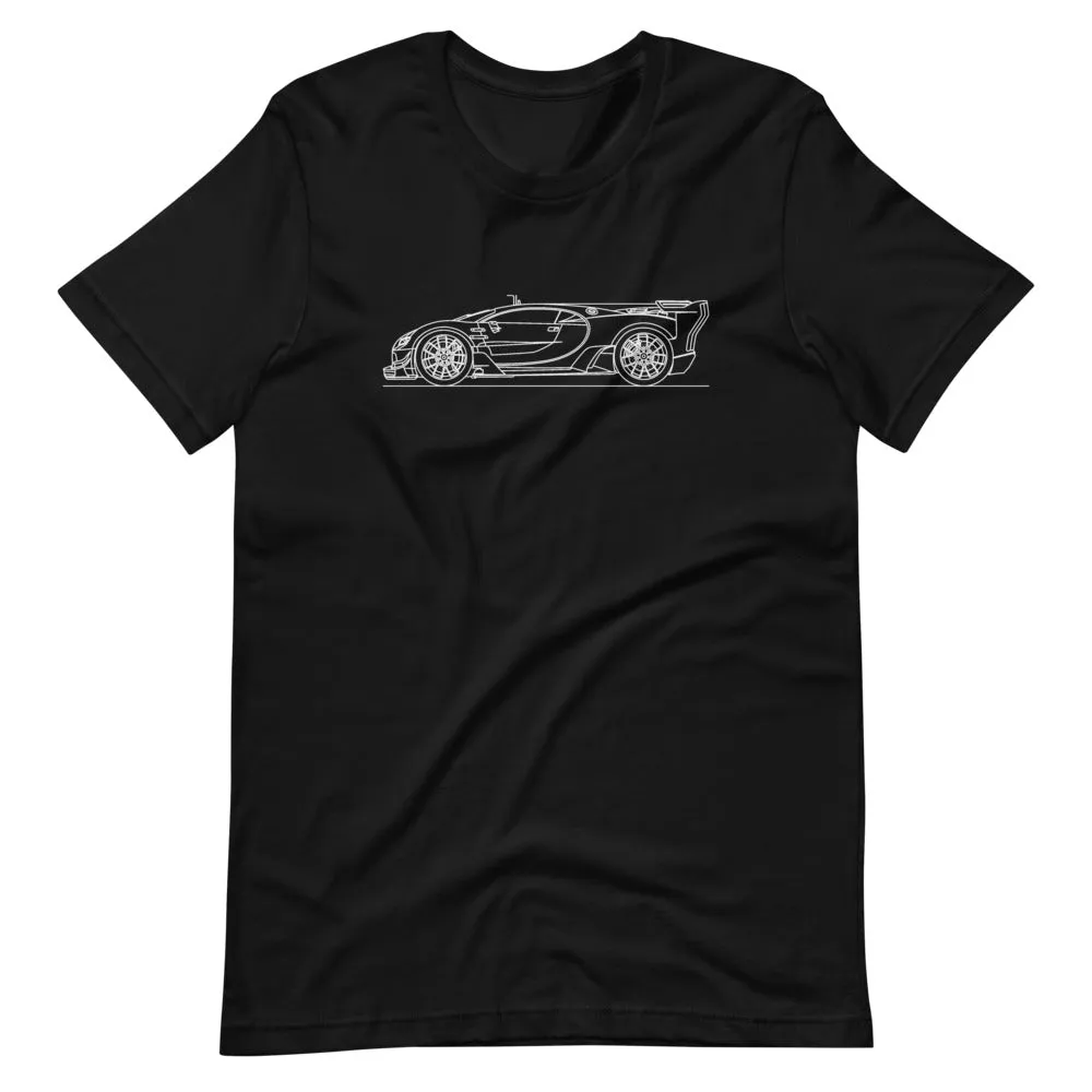 Bugatti Chiron Vision GT silhouette T-shirt