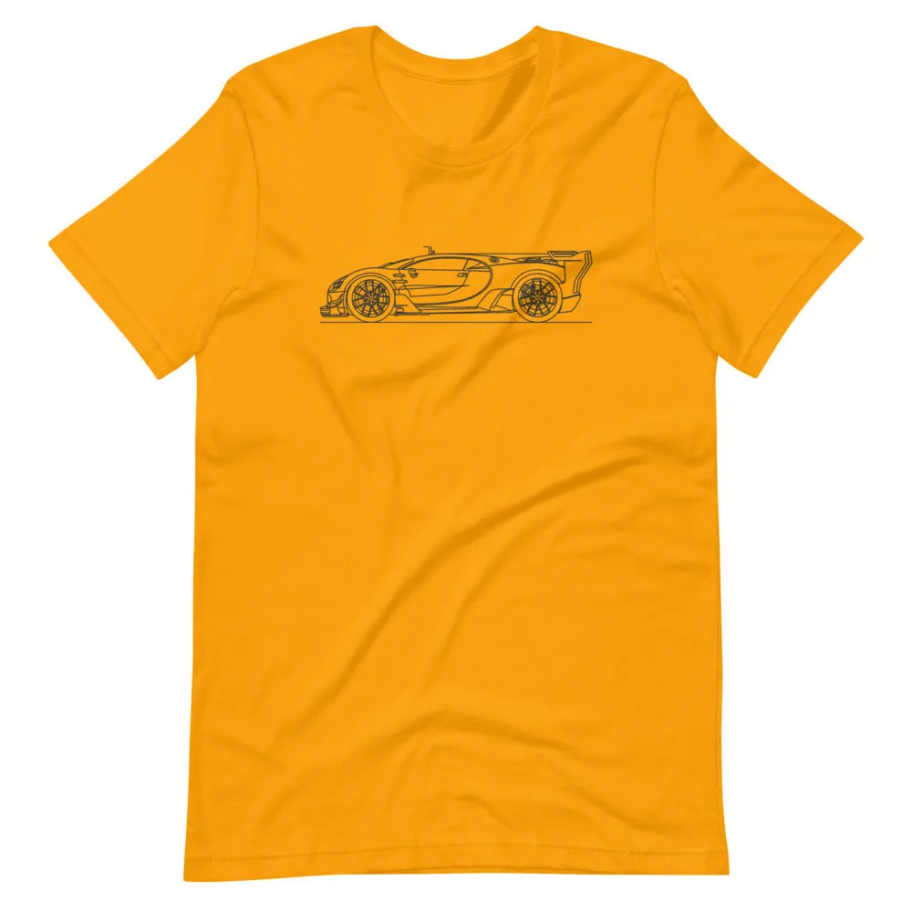 Bugatti Chiron Vision GT silhouette T-shirt