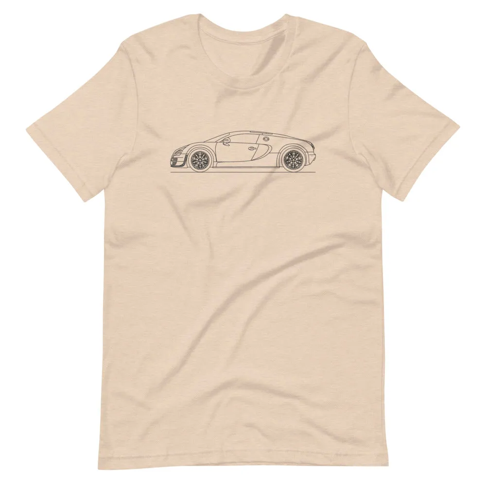 Bugatti Veyron 16.4 Super Sport silhouette T-shirt