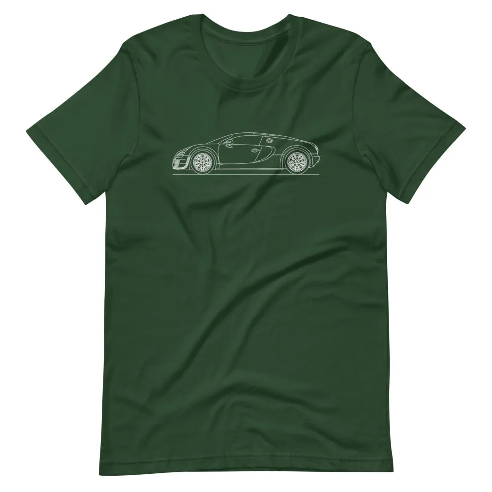Bugatti Veyron 16.4 Super Sport silhouette T-shirt