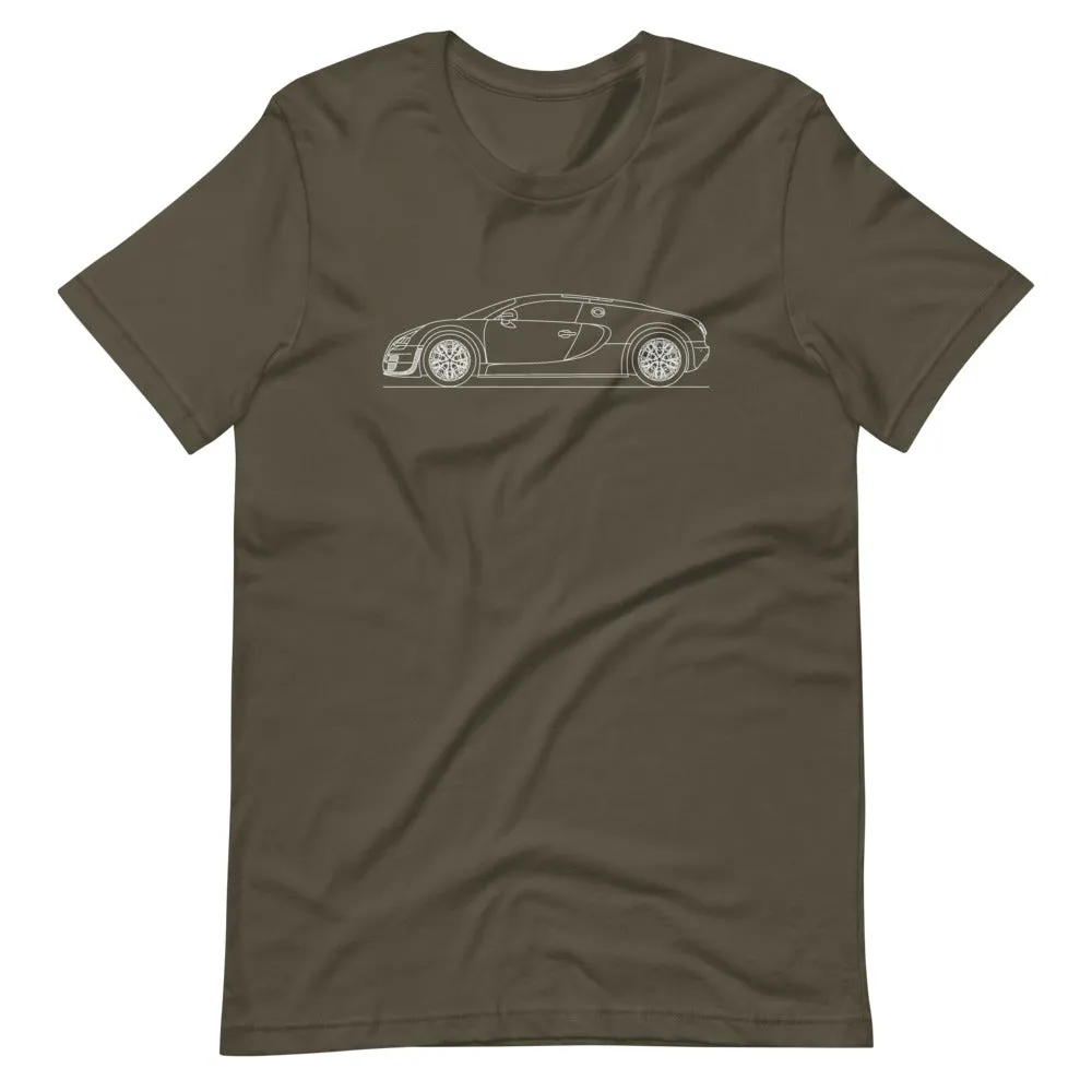 Bugatti Veyron 16.4 Super Sport silhouette T-shirt