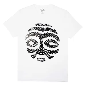 BUKAVU BLACK GOLD WARRIOR MASK (UNISEX SHORT SLEEVE T-SHIRT)