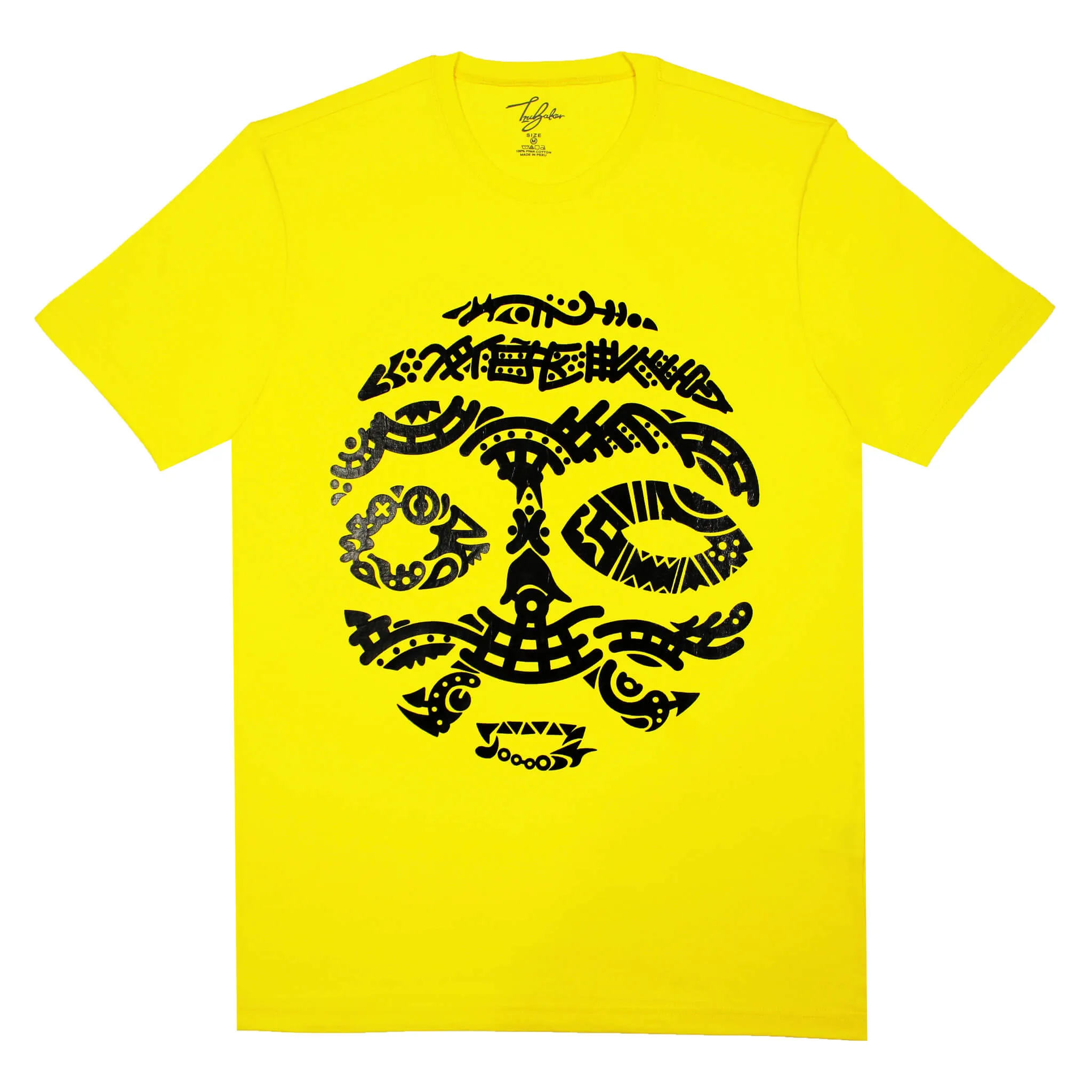 BUKAVU BLACK GOLD WARRIOR MASK (UNISEX SHORT SLEEVE T-SHIRT)