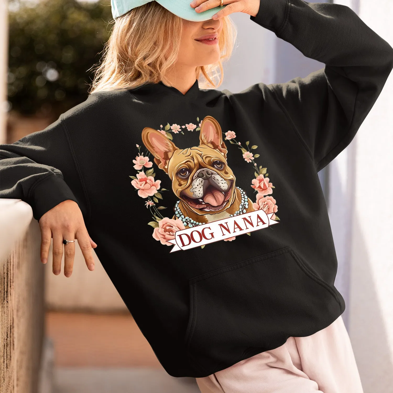 Bulldog T-shirt, Pet Lover Shirt, Dog Lover Shirt, Dog Nana  T-Shirt, Dog Owner Shirt, Gift For Dog Grandma, Funny Dog Shirts, Women Dog T-Shirt, Mother's Day Gift, Dog Lover Wife Gifts, Dog Shirt