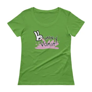 Bunnny Vomit Logo Scoop Neck T-Shirt