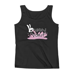 Bunny Vomit Logo Fitted Tank Top