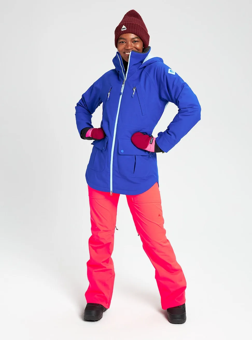 Burton Prowess Womens Jacket Cobalt Blue / Crystal Blue