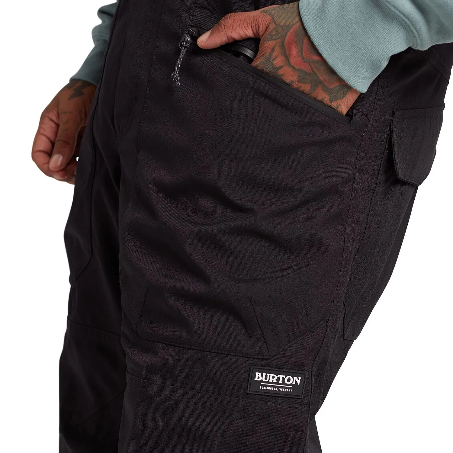 Burton Reserve Mens Bib Pants 2025 Black