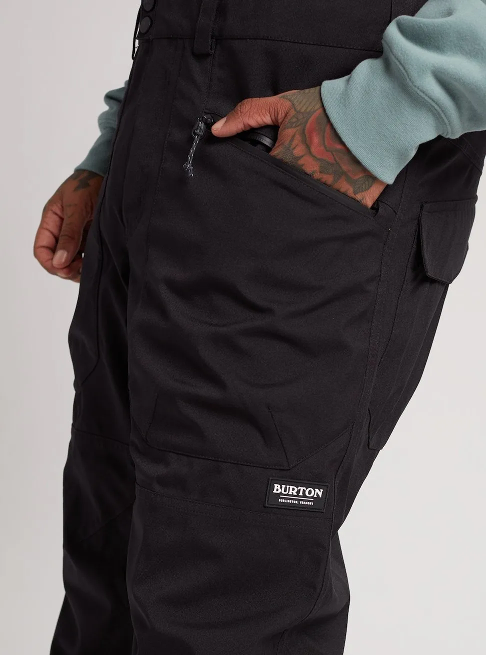 Burton Reserve Mens Bib Pants Black