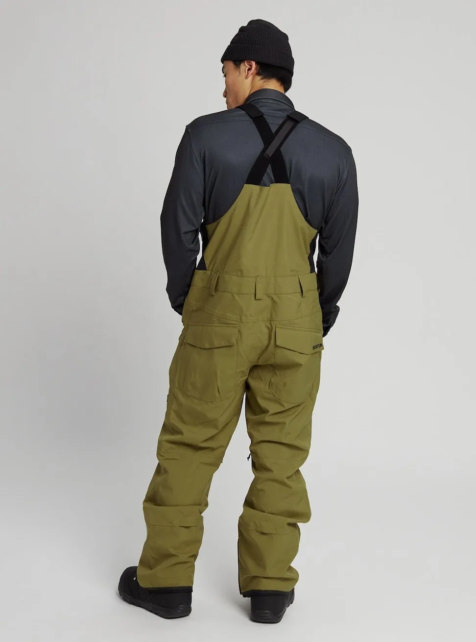 Burton Reserve Mens Bib Pants Martini Olive