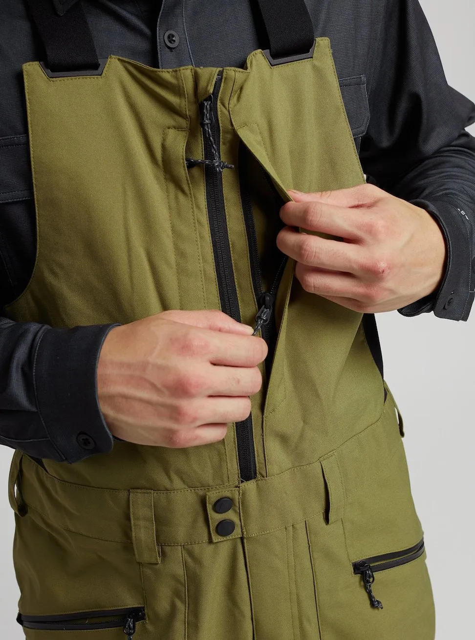 Burton Reserve Mens Bib Pants Martini Olive
