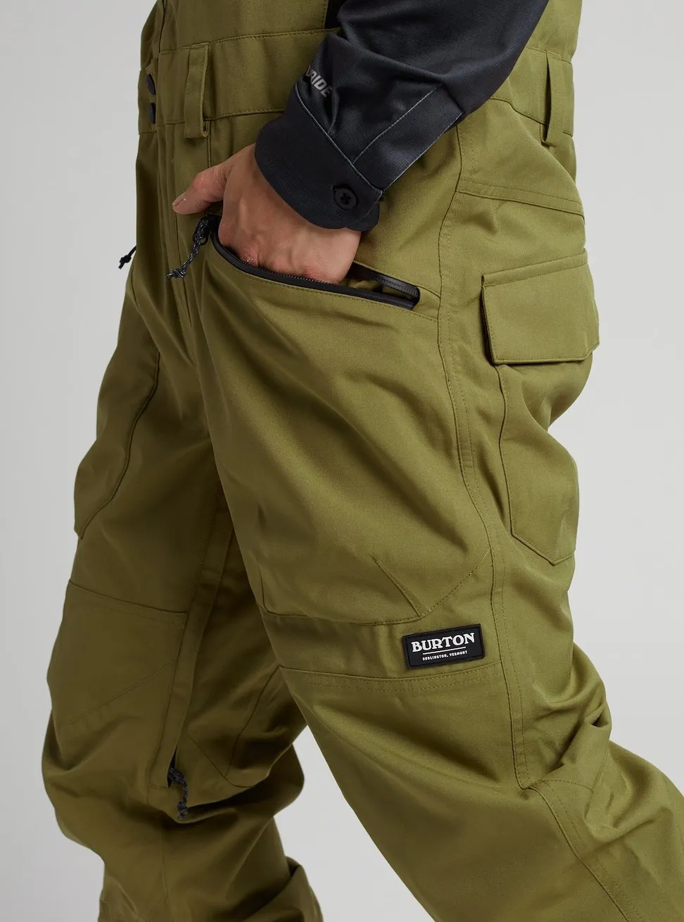 Burton Reserve Mens Bib Pants Martini Olive