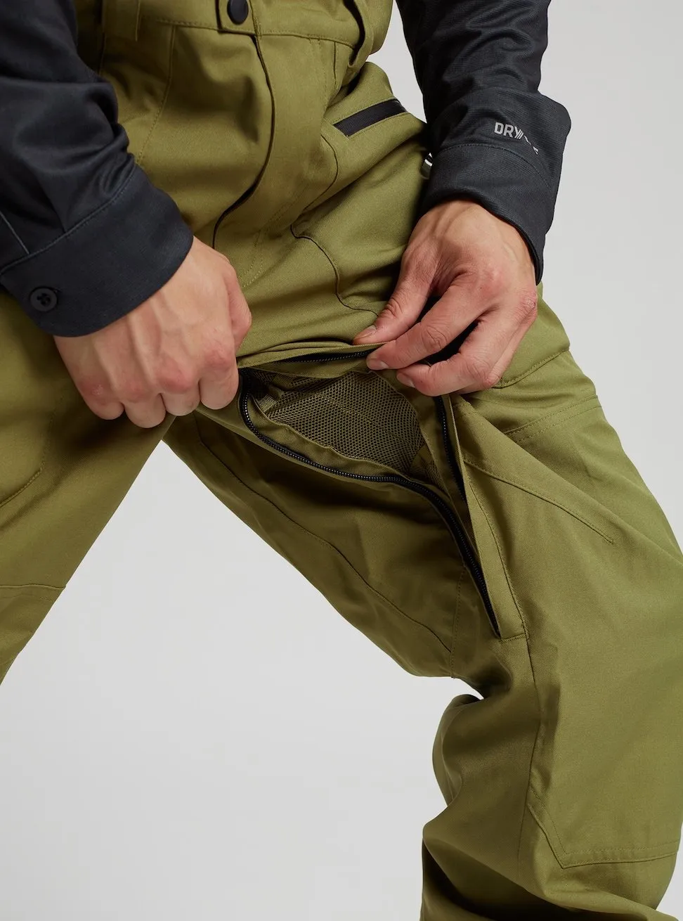 Burton Reserve Mens Bib Pants Martini Olive