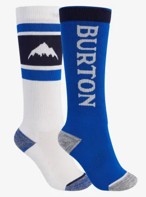 Burton Weekend Midweight Two Pack Socks Kids Stout White / Lapis Blue