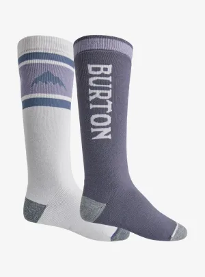 Burton Weekend Midweight Two Pack Socks Mens Stout White / Folkstone Grey