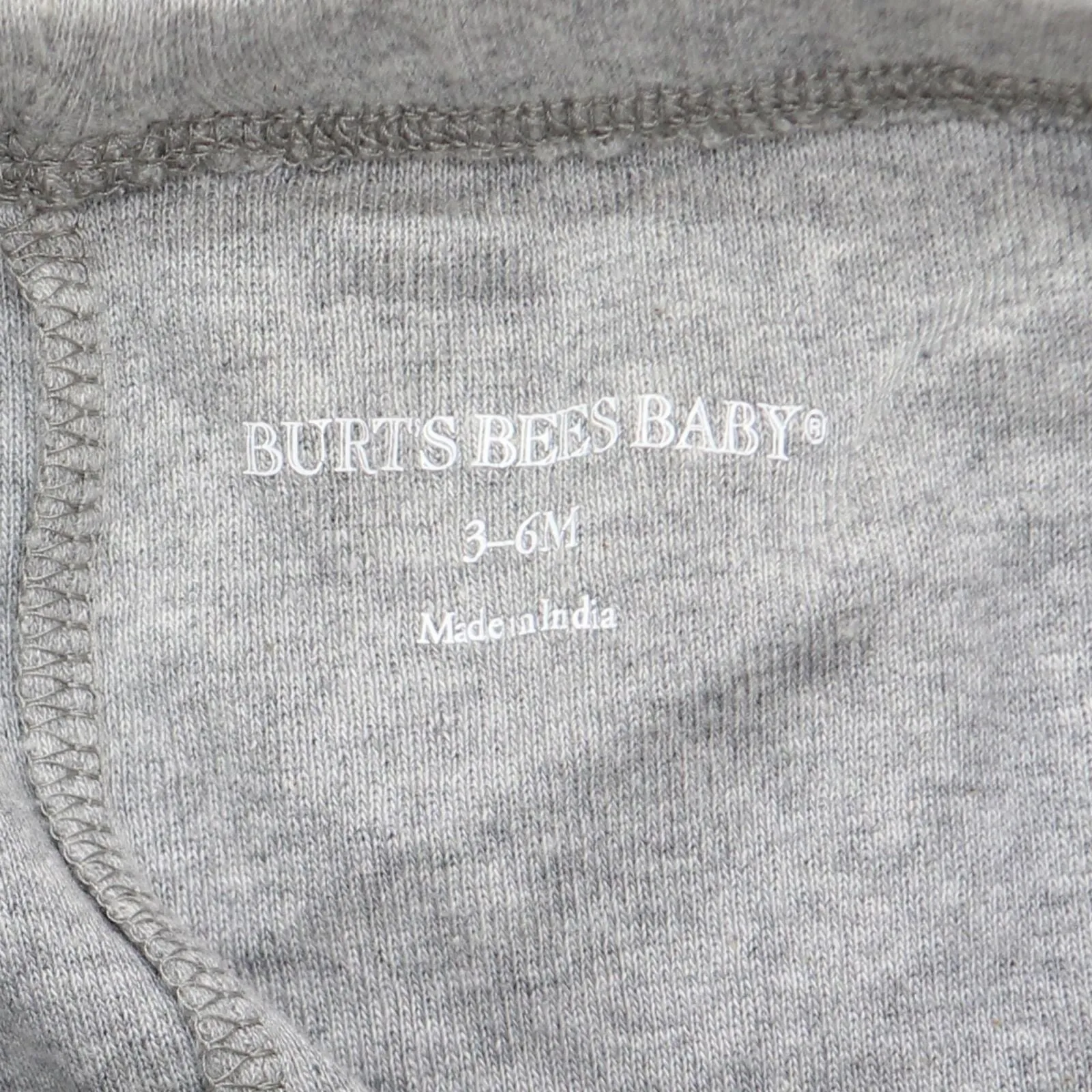 Burt's Bees Crazy Bunch Organic Baby Bananas Bodysuit & Pant Set Gray 3M-6M