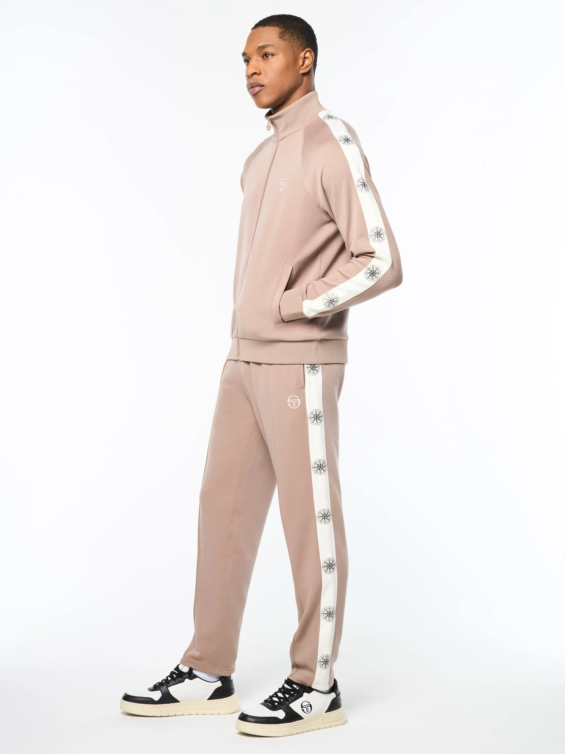Bussola Track Pant- Taupe Grey