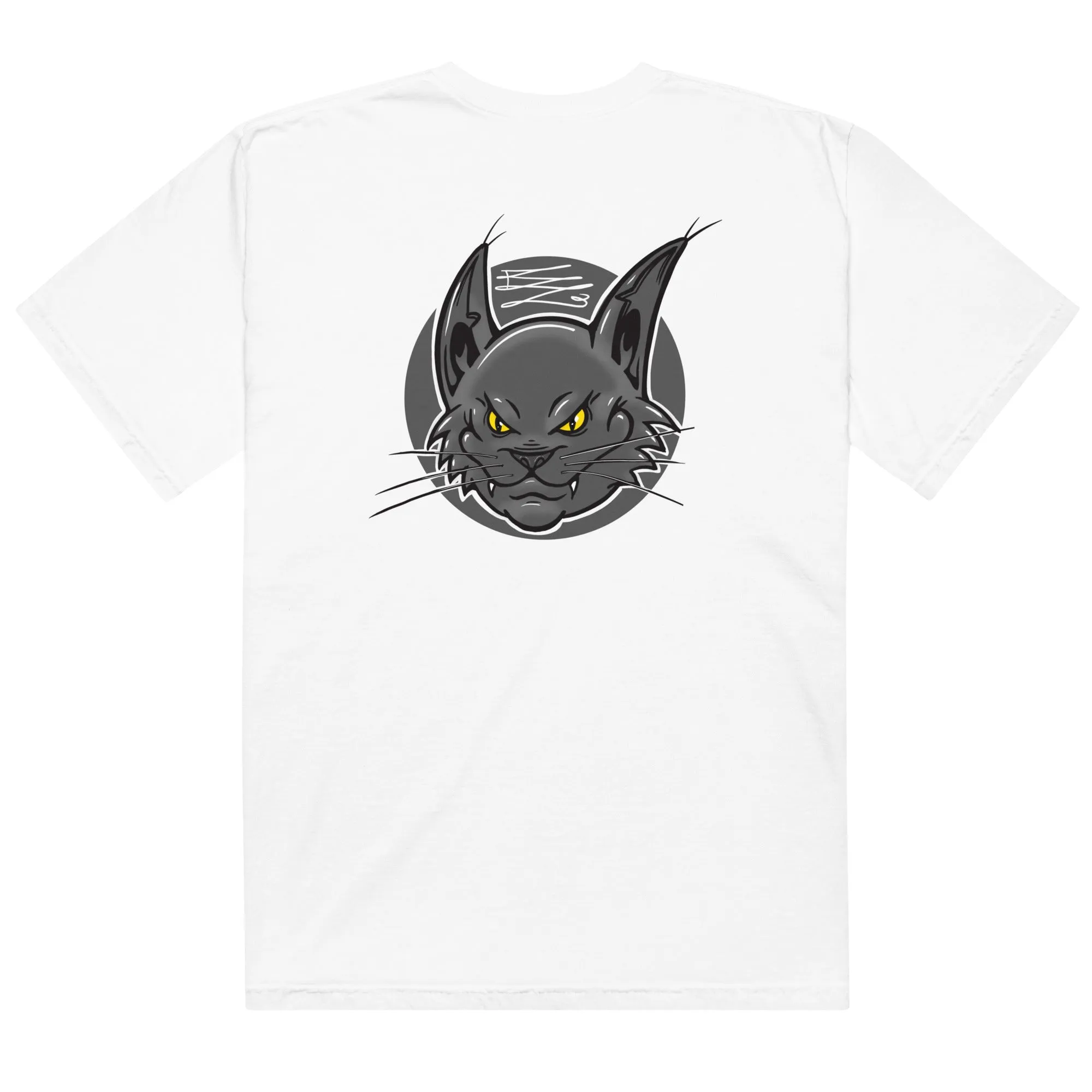 BZ Black Cat Unisex garment-dyed heavyweight t-shirt