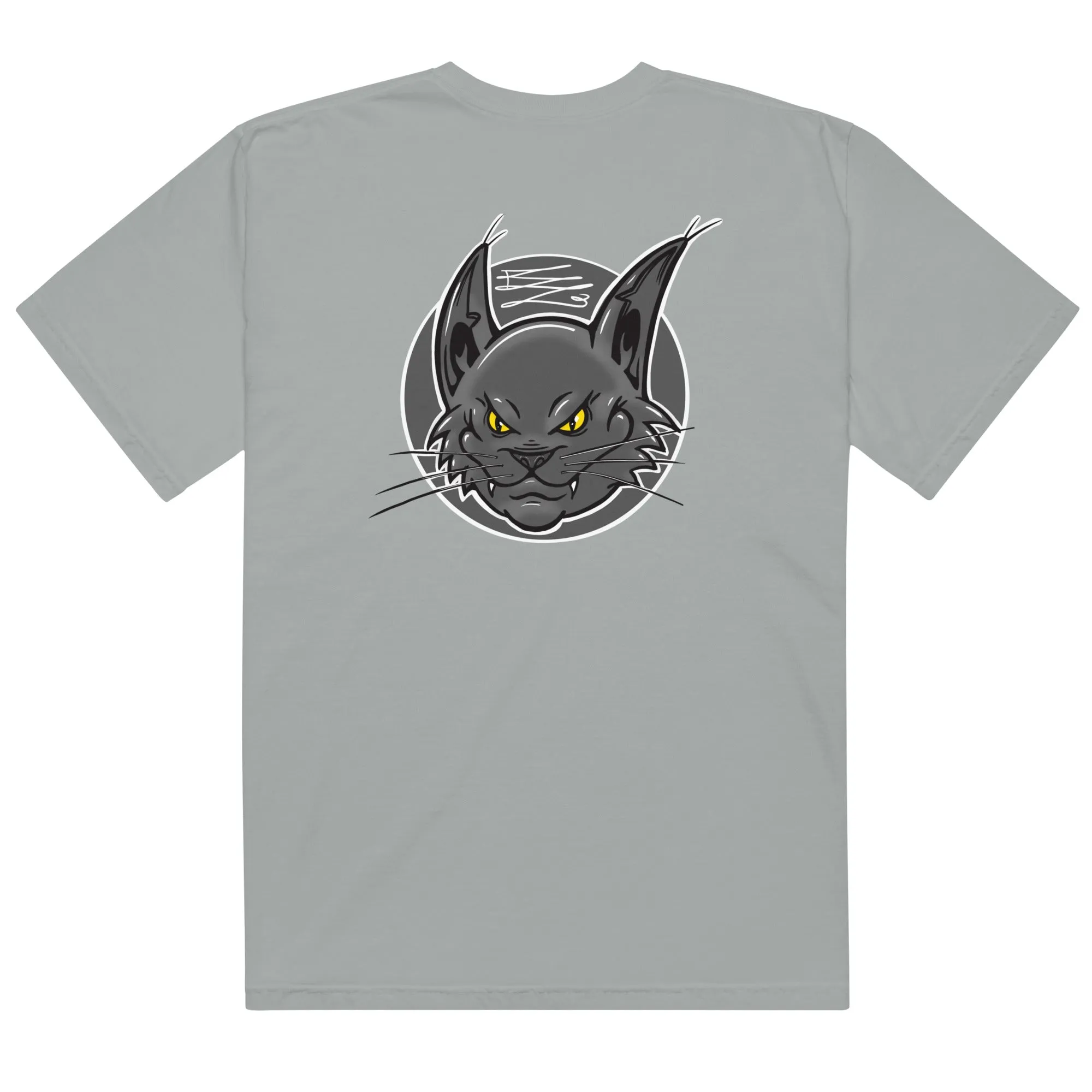 BZ Black Cat Unisex garment-dyed heavyweight t-shirt