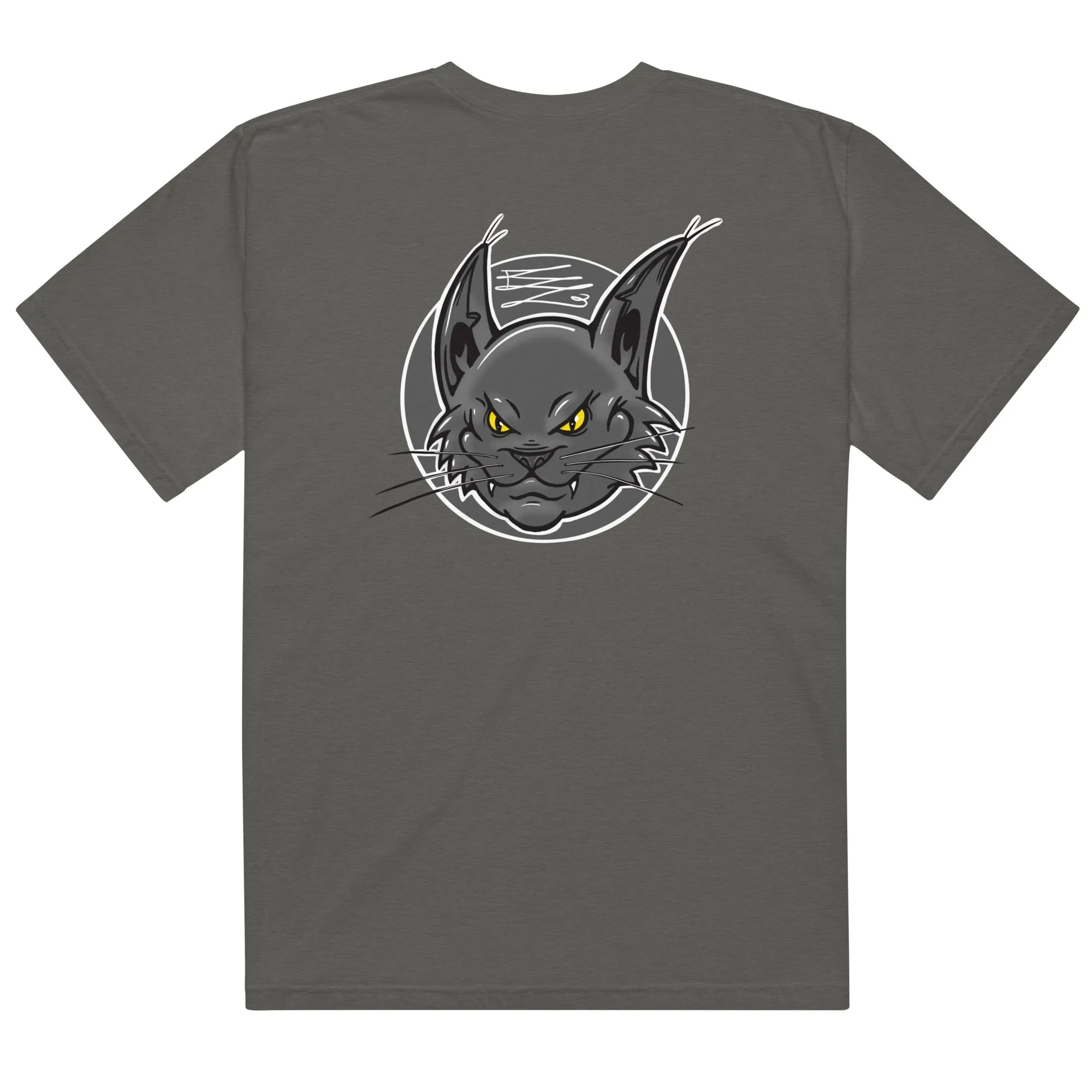 BZ Black Cat Unisex garment-dyed heavyweight t-shirt