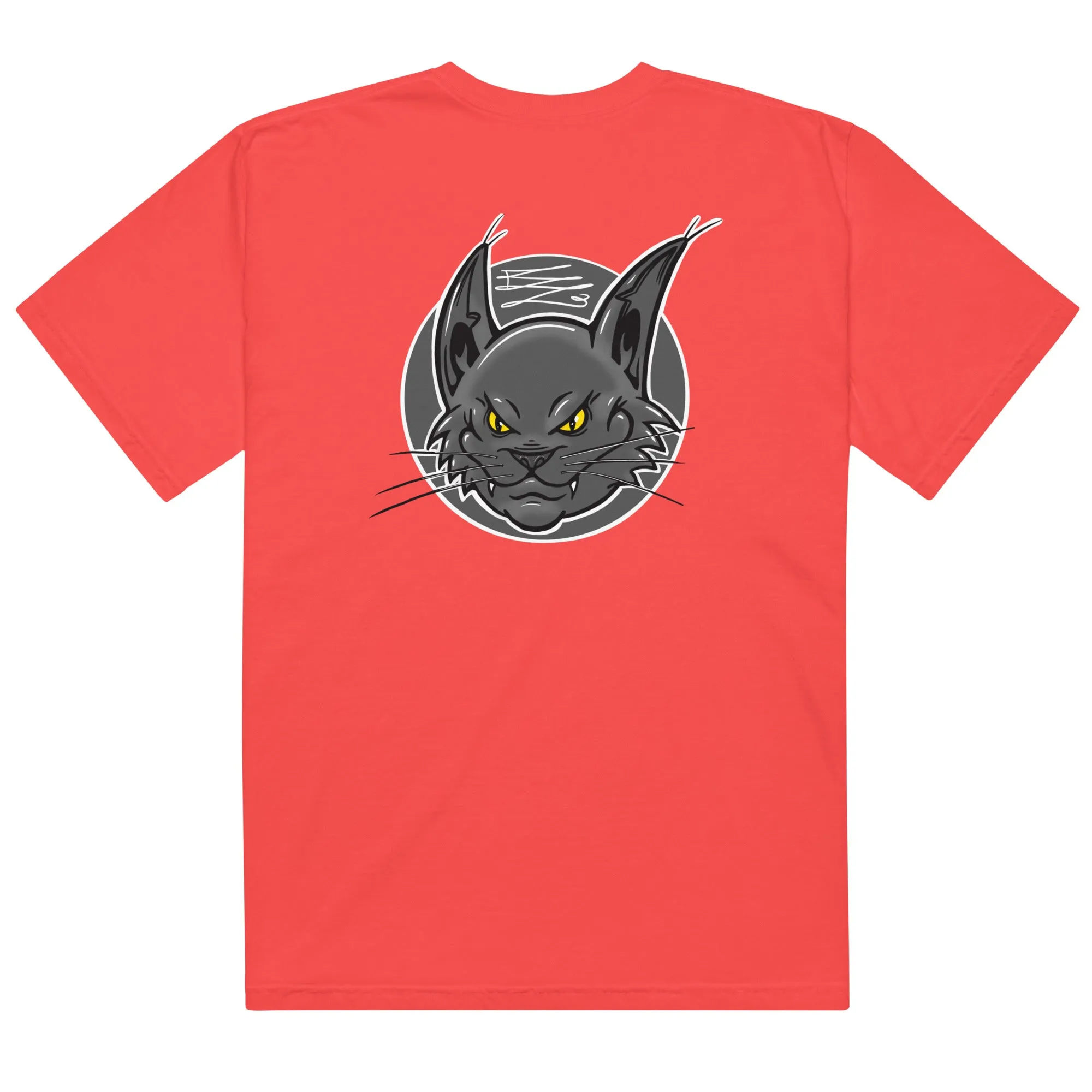BZ Black Cat Unisex garment-dyed heavyweight t-shirt