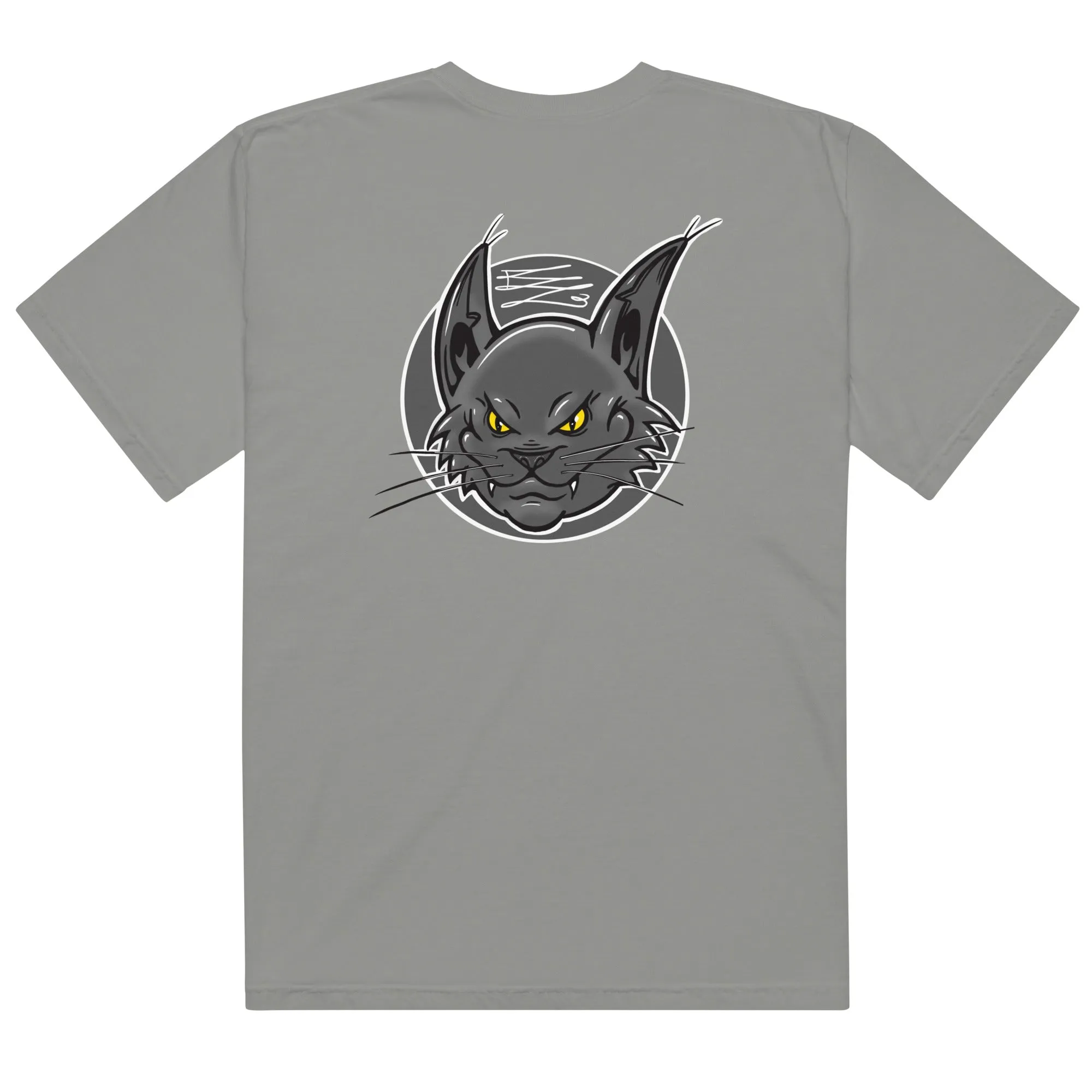 BZ Black Cat Unisex garment-dyed heavyweight t-shirt