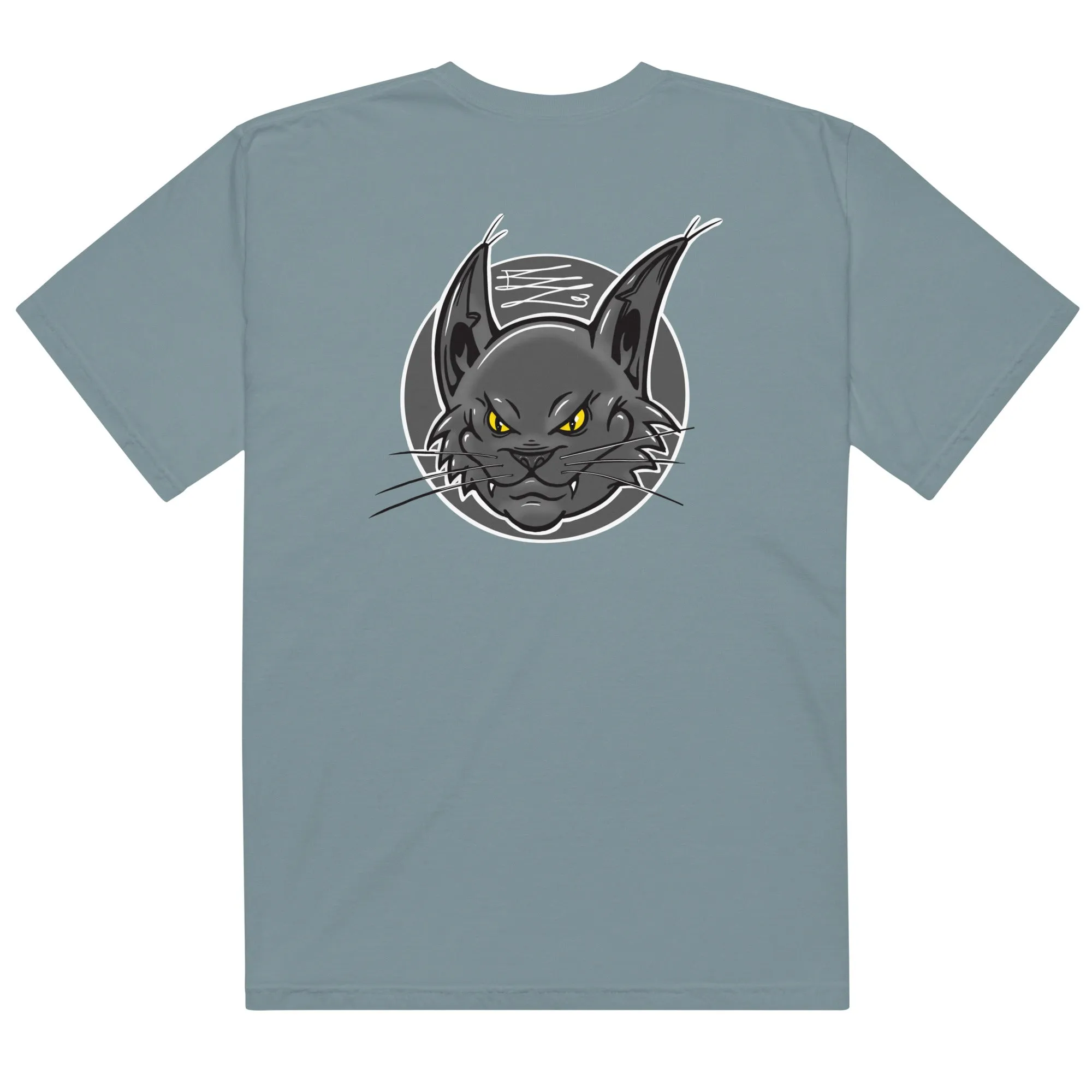 BZ Black Cat Unisex garment-dyed heavyweight t-shirt