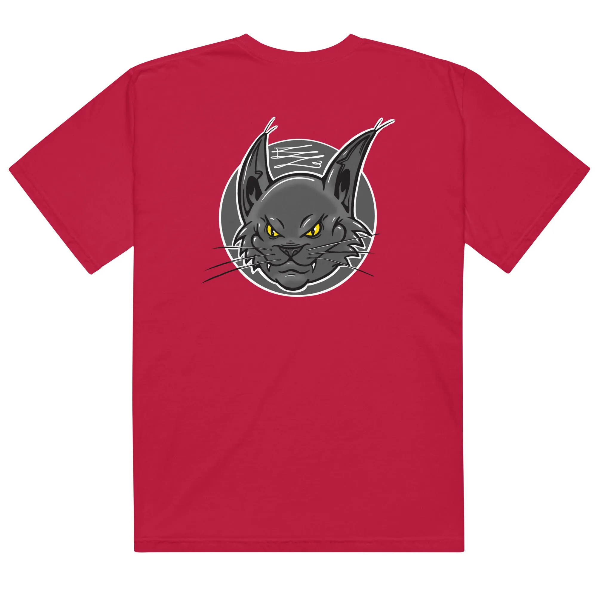BZ Black Cat Unisex garment-dyed heavyweight t-shirt