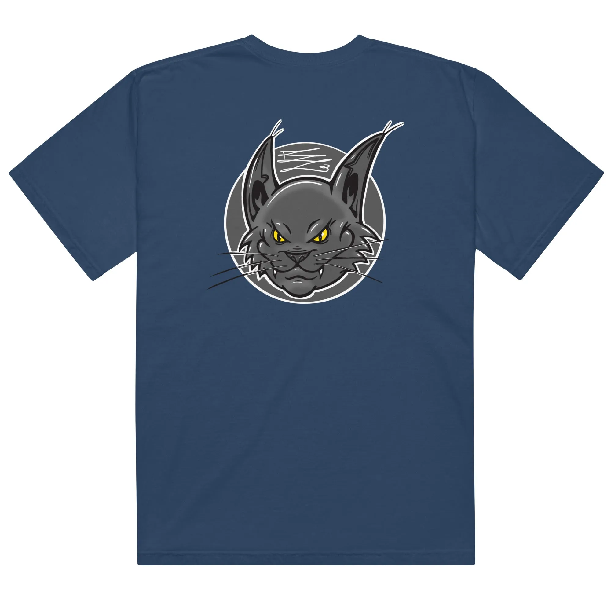 BZ Black Cat Unisex garment-dyed heavyweight t-shirt