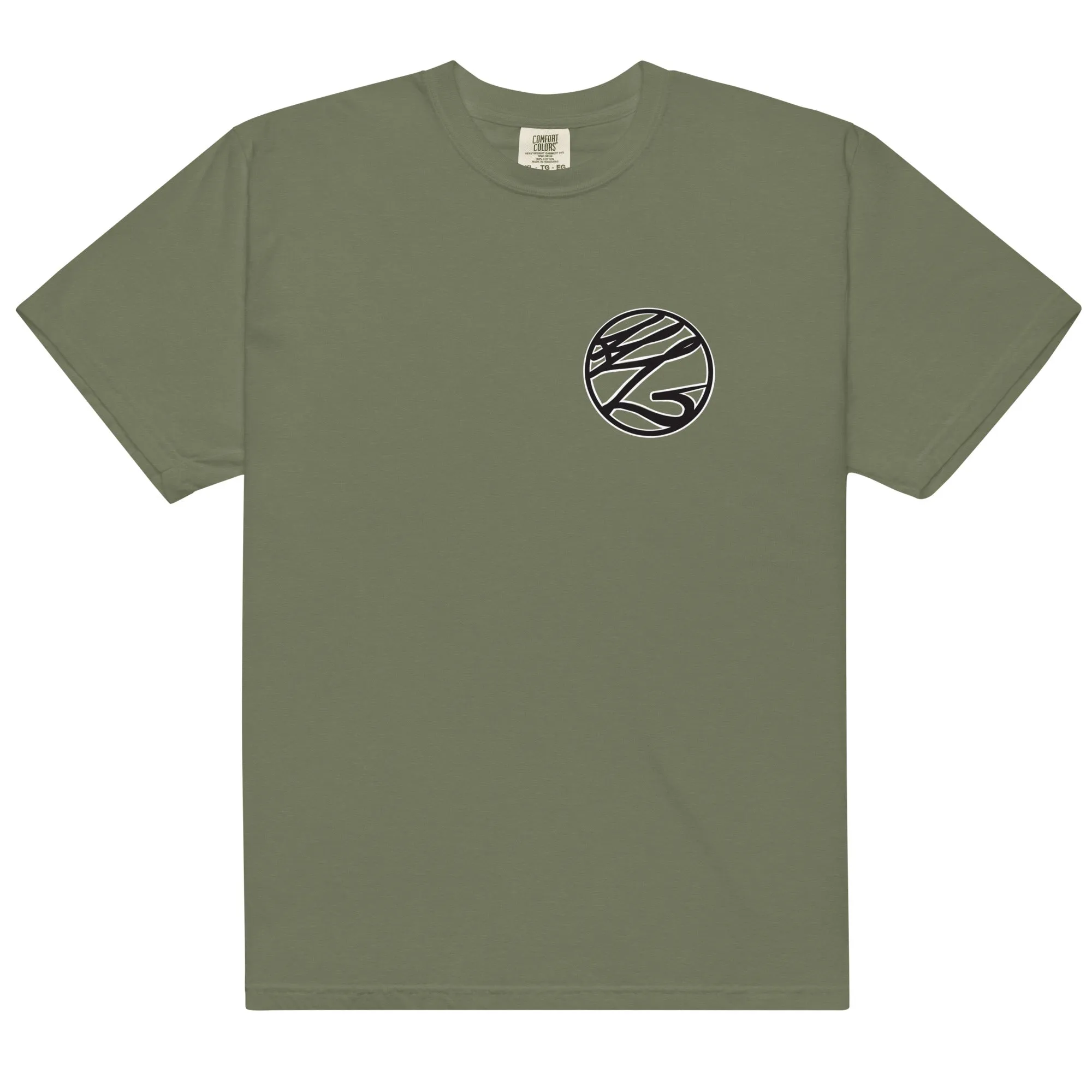 BZ Black Cat Unisex garment-dyed heavyweight t-shirt