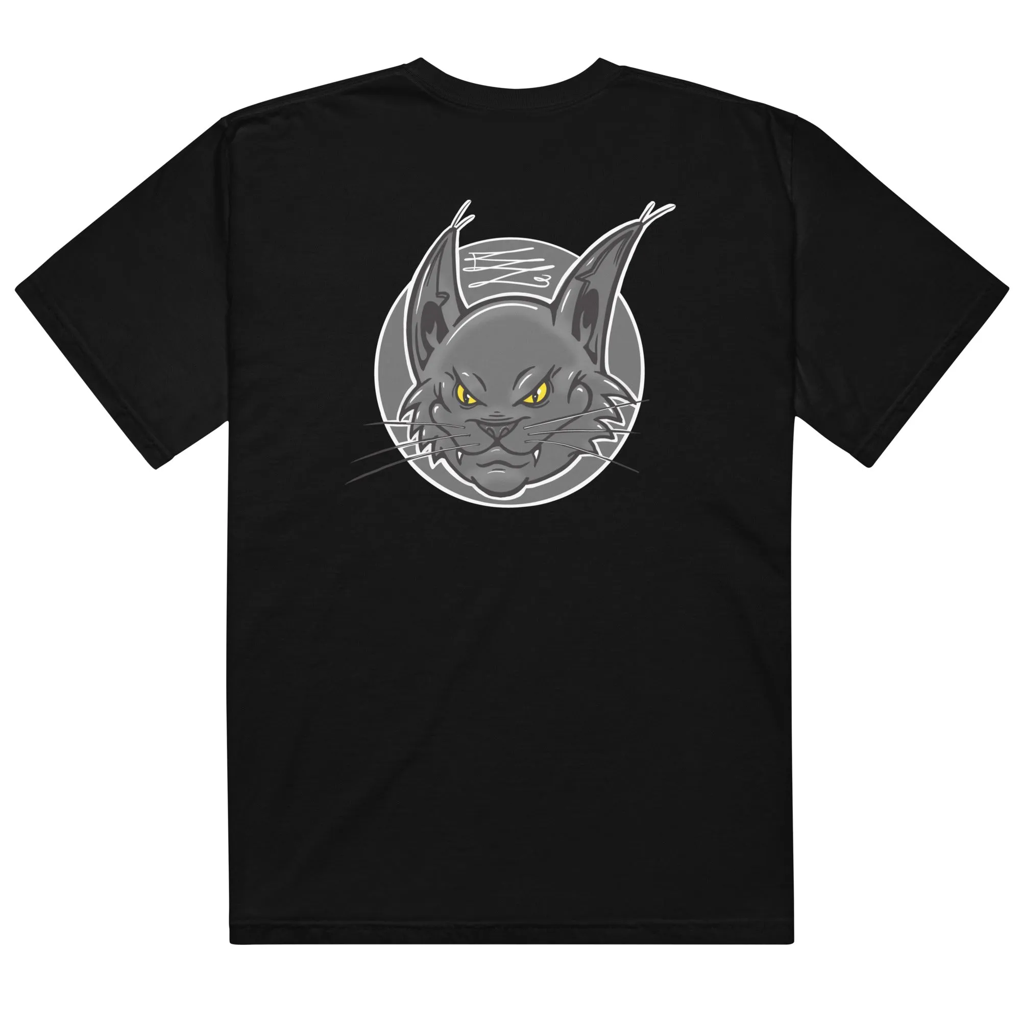 BZ Black Cat Unisex garment-dyed heavyweight t-shirt