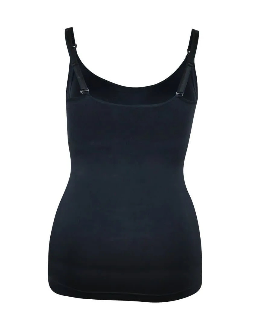 Cake Maternity Toffee Shaping Seamless Nursing Tank -  Black