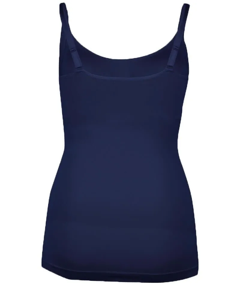 Cake Maternity Toffee Shaping Seamless Nursing Tank -  Midnight Blue