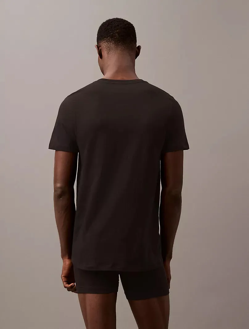 Calvin Klein Cotton Classics 3-Pack Crewneck T-Shirt - Black