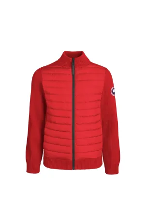 Canada Goose Youth Hybridge Knit Jacket - Red