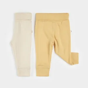 Canary & Antique White 2 Pack Pants
