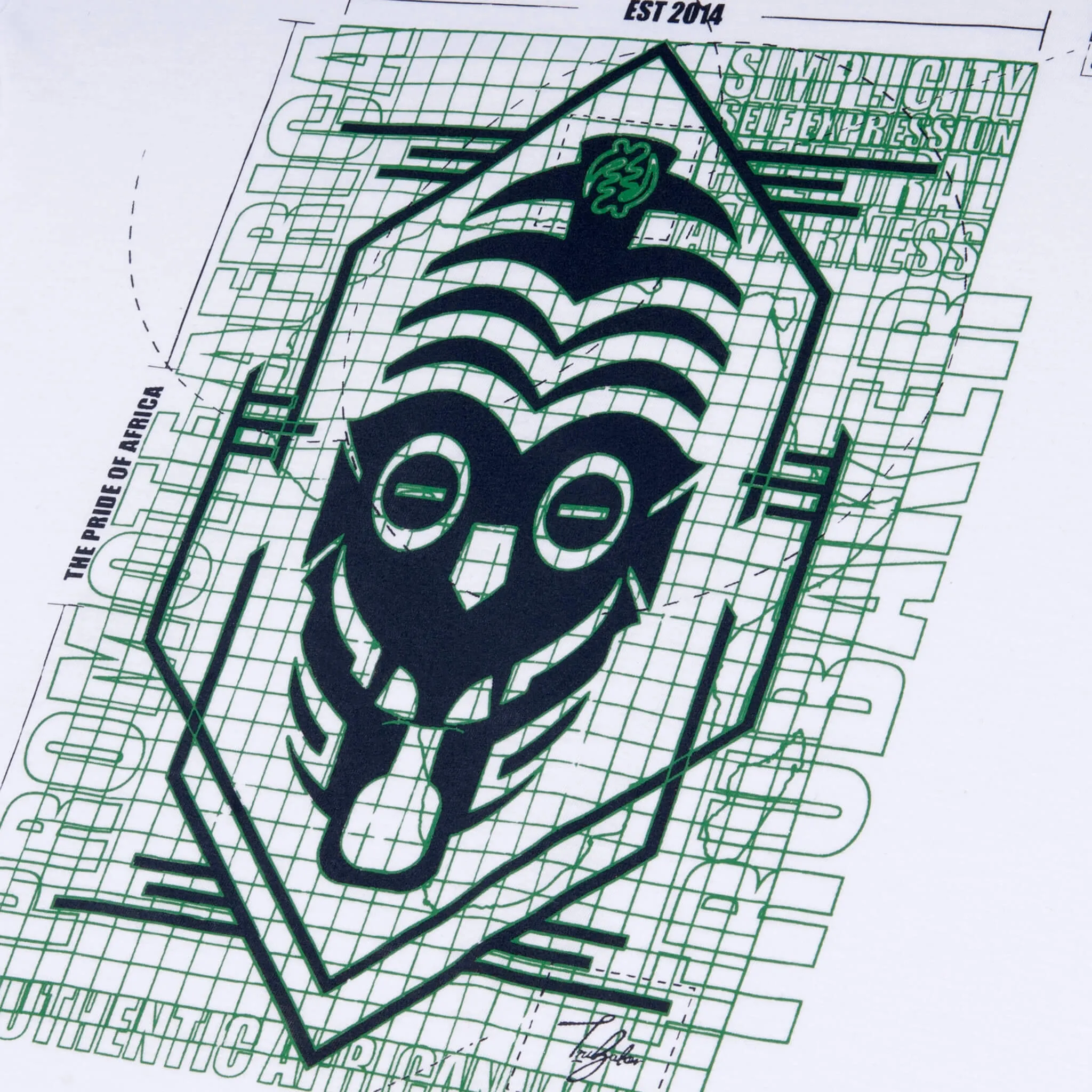 CAPE TOWN TECHNO WARRIOR MASK (UNISEX SHORT SLEEVE T-SHIRT)