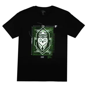 CAPE TOWN TECHNO WARRIOR MASK (UNISEX SHORT SLEEVE T-SHIRT)