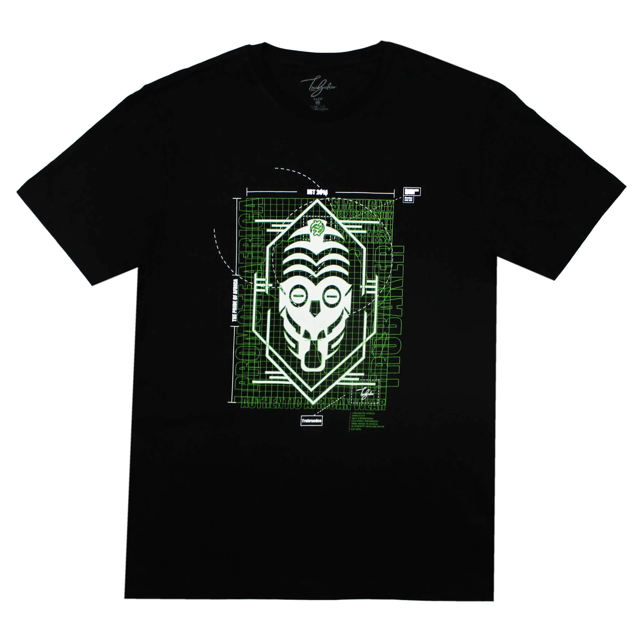 CAPE TOWN TECHNO WARRIOR MASK (UNISEX SHORT SLEEVE T-SHIRT)