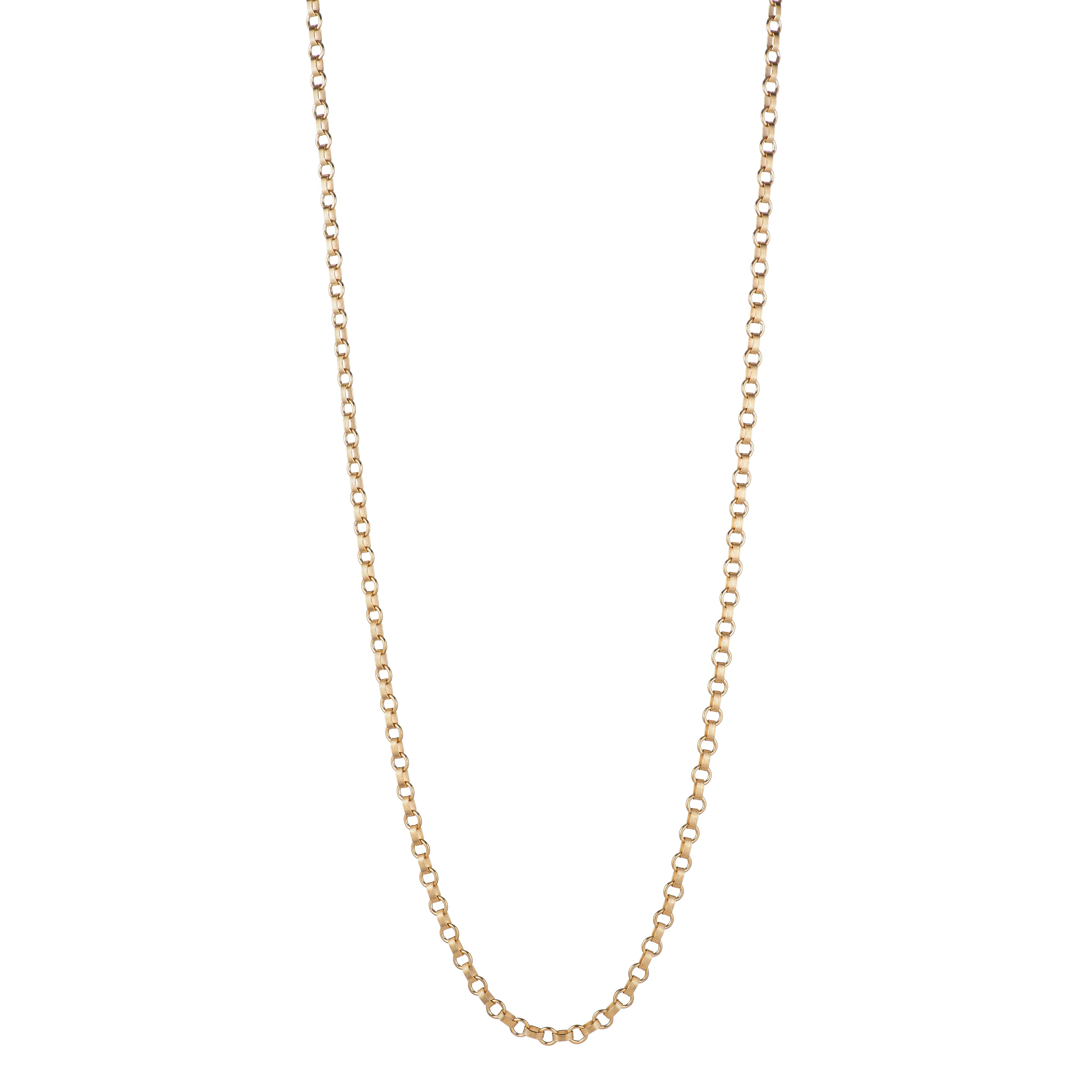 Capri Chain Long Necklace - 14K Gold Filled