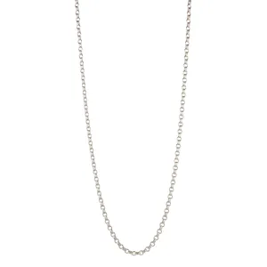 Capri Chain Long Necklace - Sterling Silver