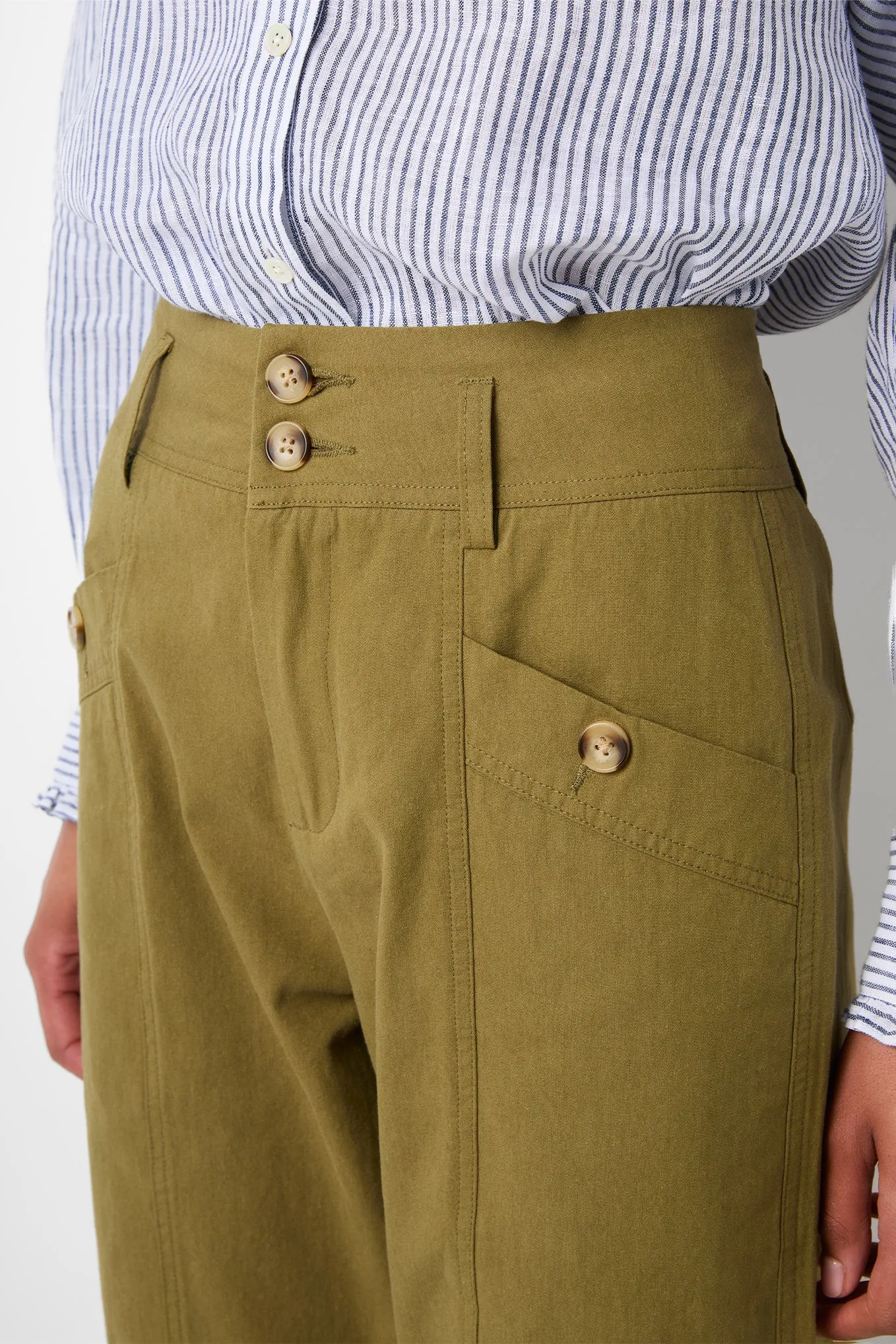 Carly Cargo Trouser - Khaki